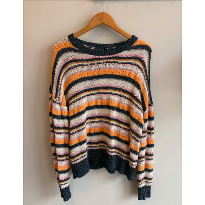 Vineyard Vines Novelty Stripe Crewneck Sweater - Size Large (Retails for $228)