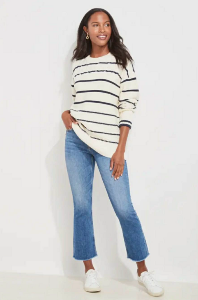 Vineyard Vines Textured Stripe Pullover - Size XL