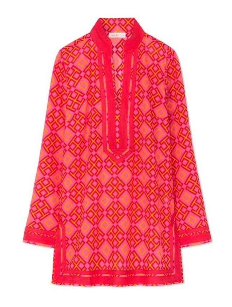 Tory Burch 4T Printed Tunic - Size XS