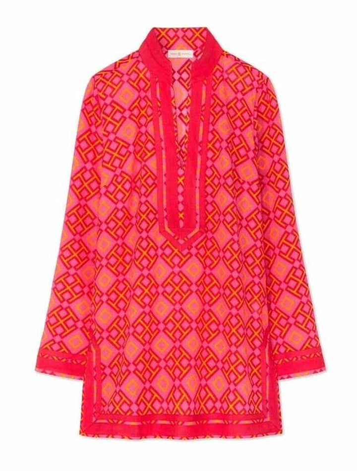 Tory Burch 4T Printed Tunic - Size XS