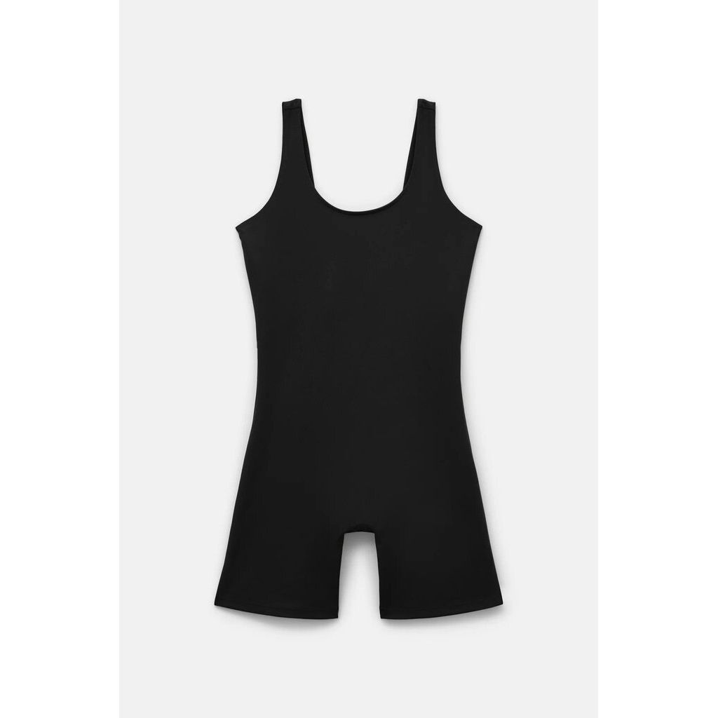 Girlfriend Collective Black Bike Unitard - Size XS