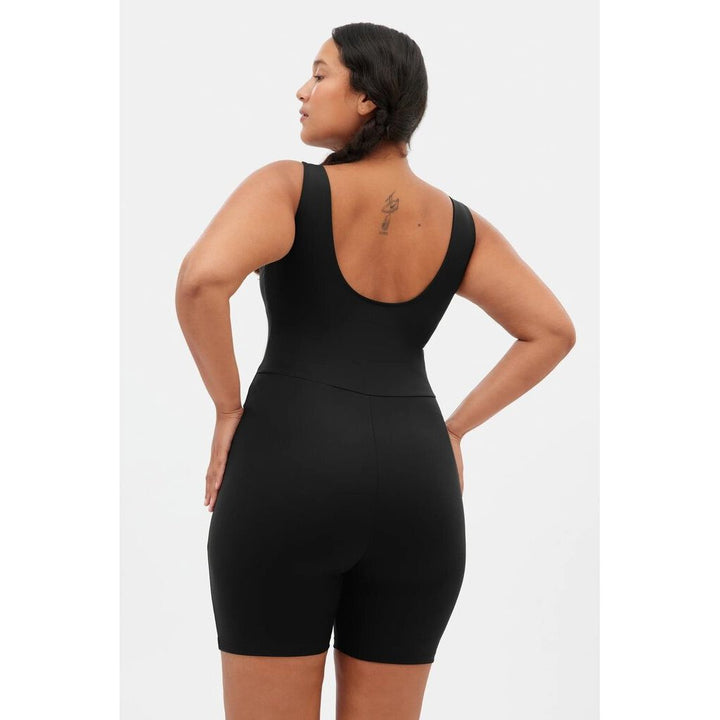 Girlfriend Collective Black Bike Unitard - Size XS