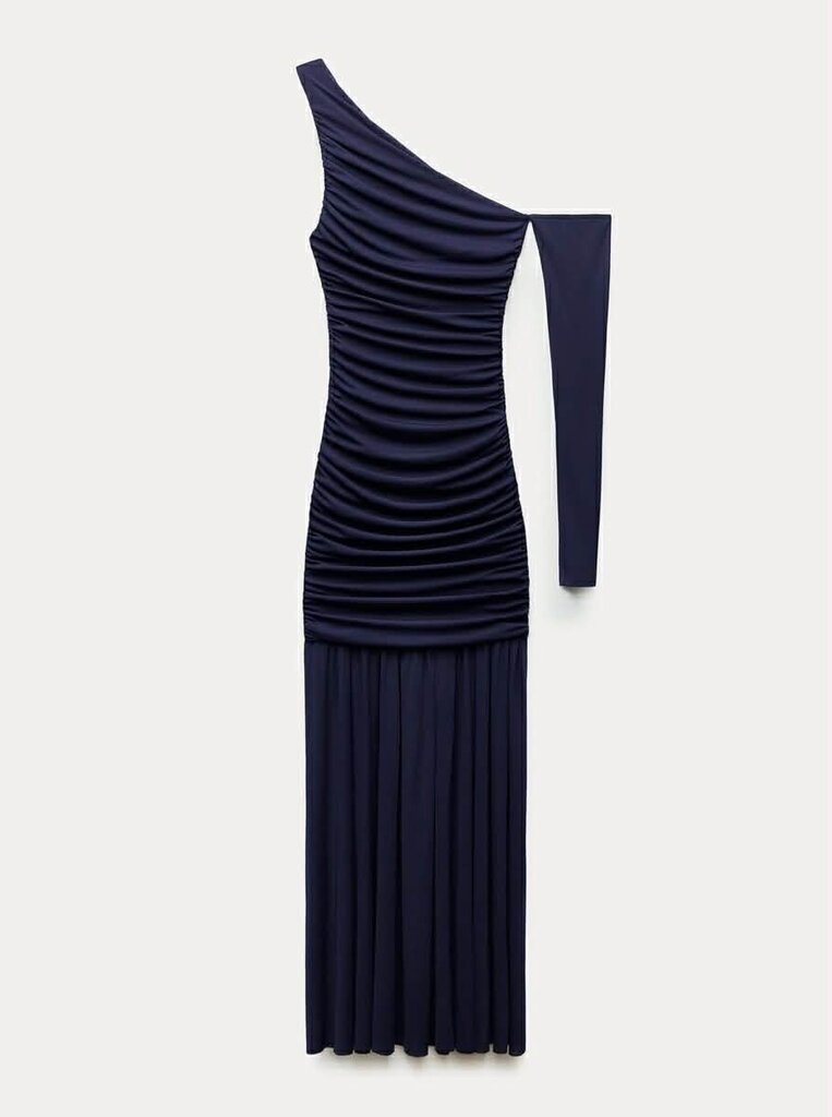 Zara Asymmetric One Shoulder Dress - Size Medium