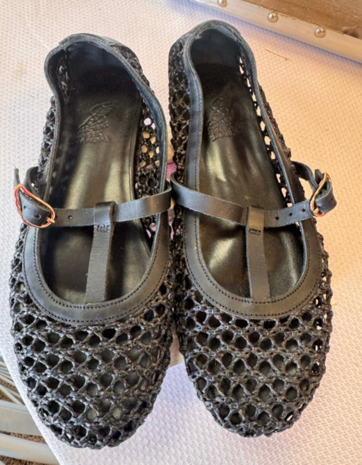 Ancient Greek Aerati Ballet Flats Sandals- Size 36