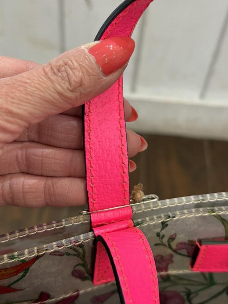Gucci Flora Vinyl Tote Bag
