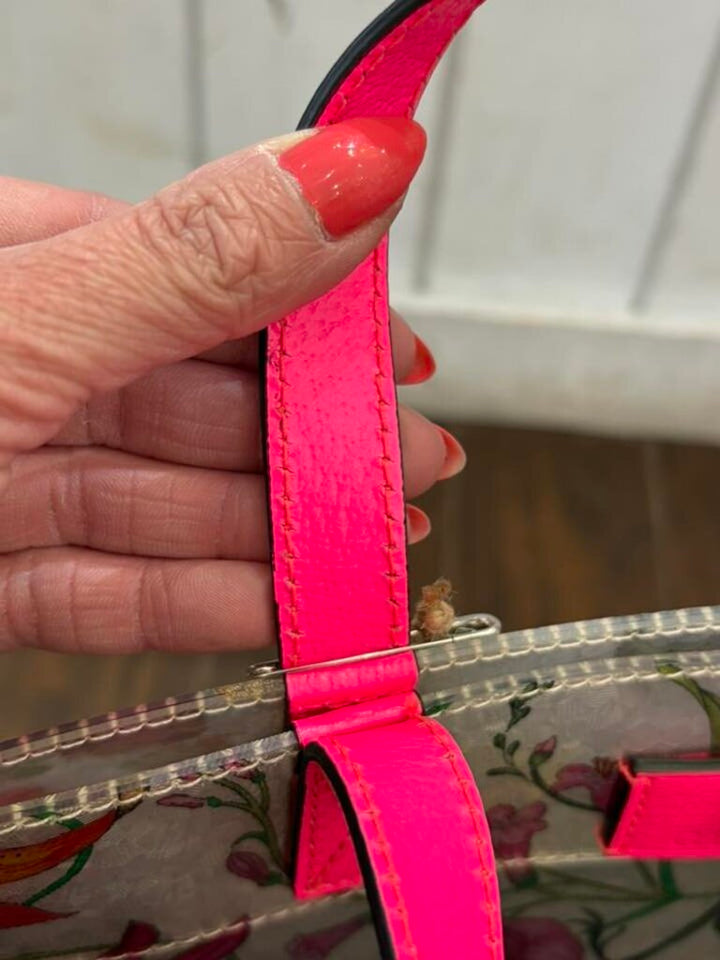 Gucci Flora Vinyl Tote Bag