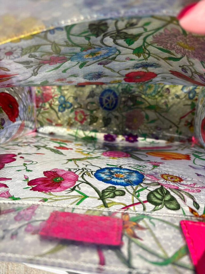 Gucci Flora Vinyl Tote Bag