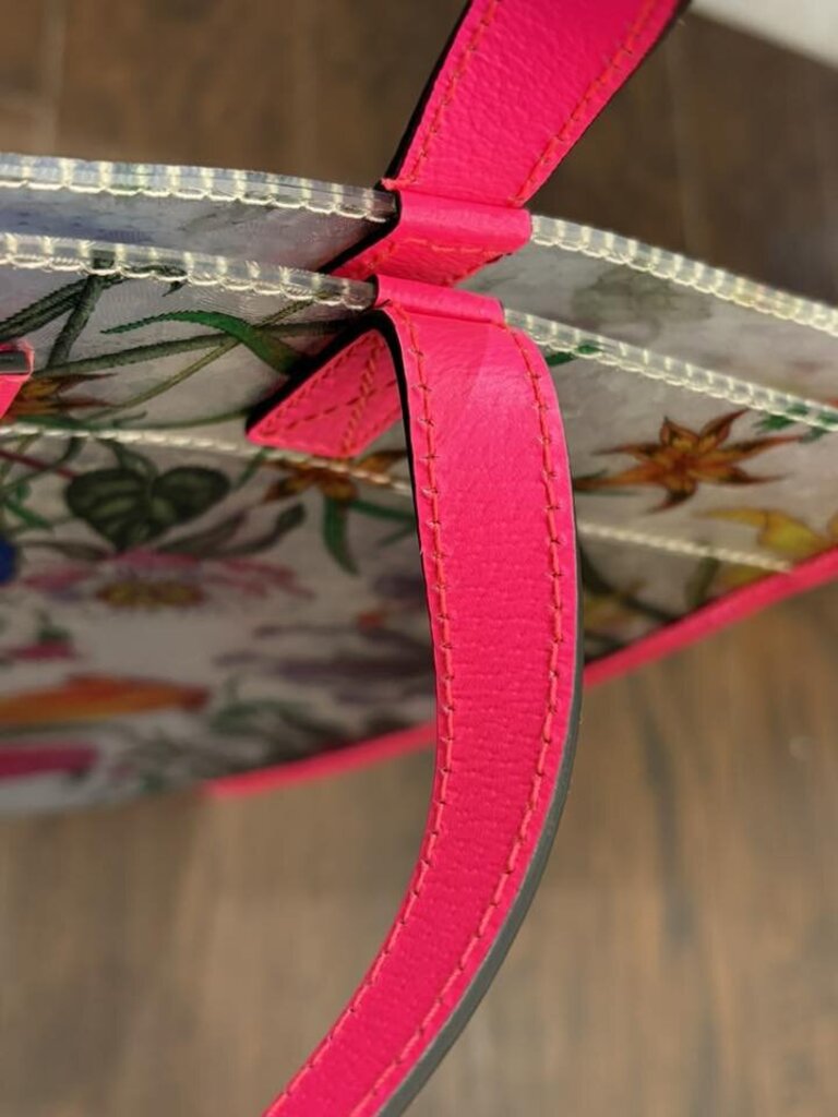 Gucci Flora Vinyl Tote Bag