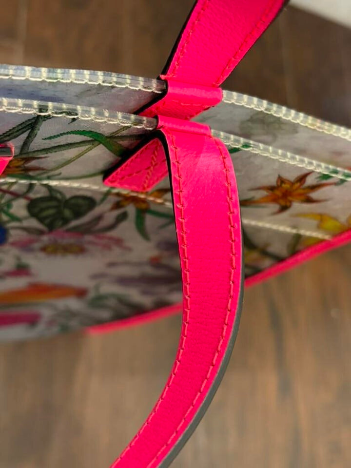 Gucci Flora Vinyl Tote Bag