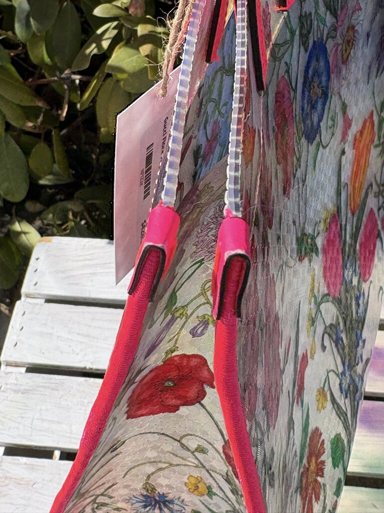 Gucci Flora Vinyl Tote Bag