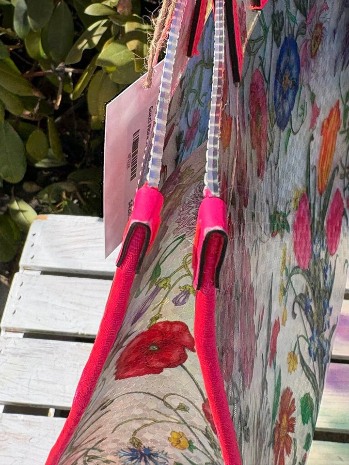 Gucci Flora Vinyl Tote Bag