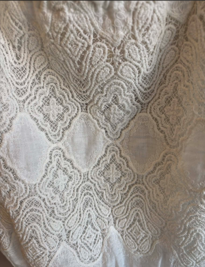 Temptation Positano "Cecina" Off-the-Shoulder Blouse In Bianco White - Size XS