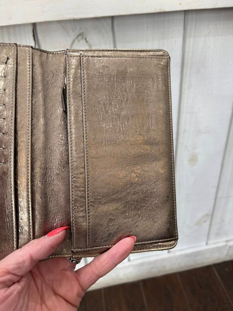 Chanel Quilted Metallic 2.55 Bifold Long Wallet