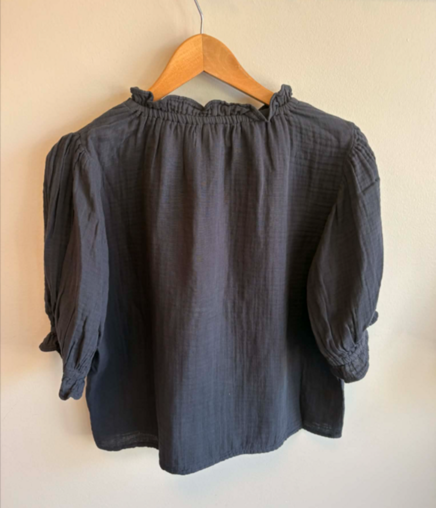 Velvet By Graham & Spencer Dark Navy Blouse - Size XS