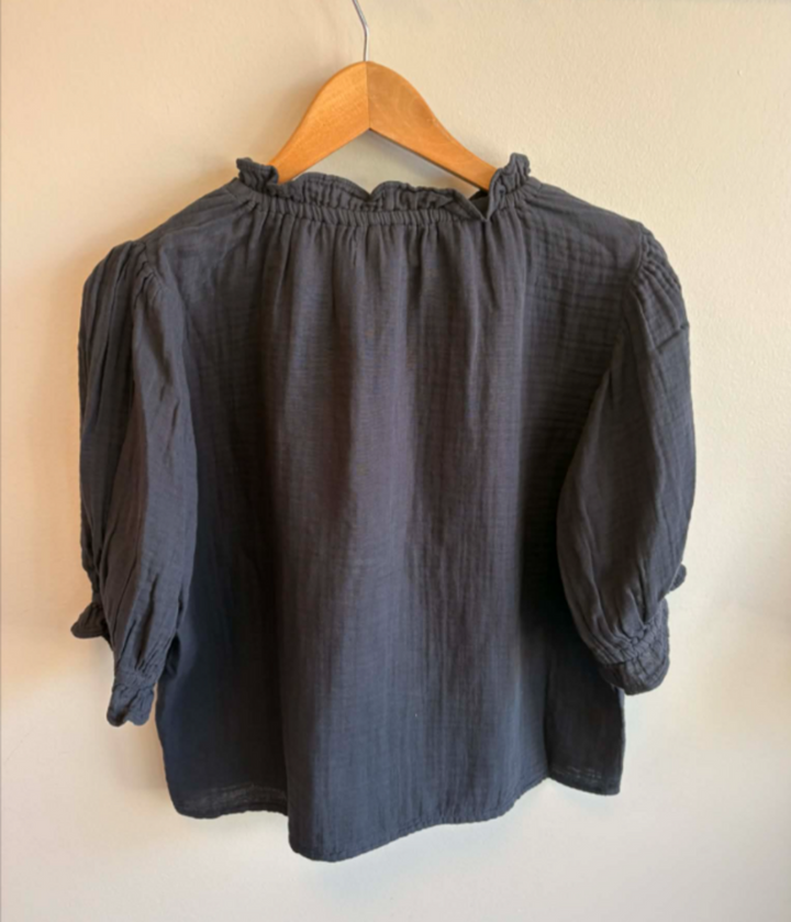 Velvet By Graham & Spencer Dark Navy Blouse - Size XS
