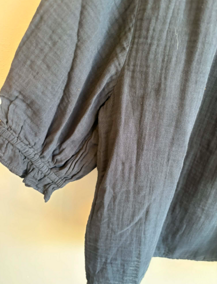Velvet By Graham & Spencer Dark Navy Blouse - Size XS