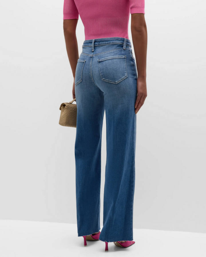 L'Agence Scottie High Rise Wide-Leg Jeans In Hayward (Retails for $275) - Size 24