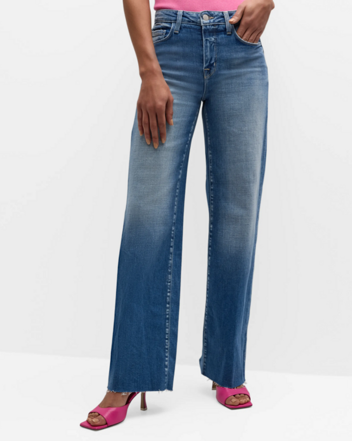 L'Agence Scottie High Rise Wide-Leg Jeans In Hayward (Retails for $275) - Size 24