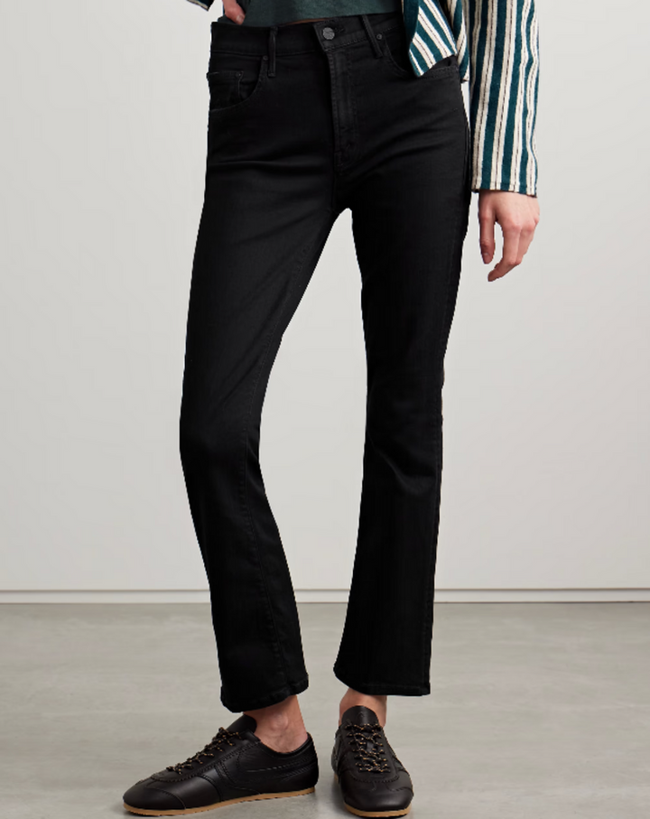 Mother The Insider Cropped High-Rise Bootcut Jeans - Size 23