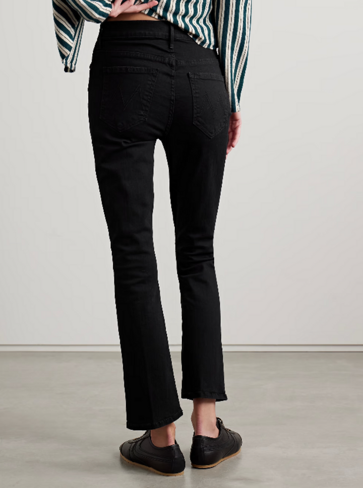 Mother The Insider Cropped High-Rise Bootcut Jeans - Size 23