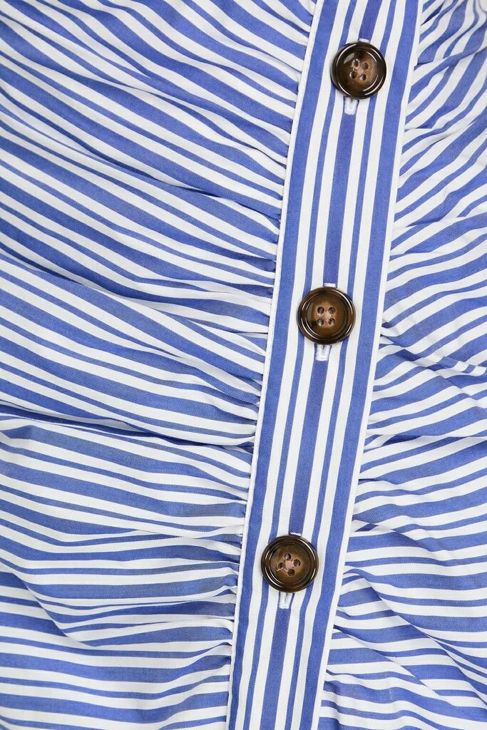 Veronica Beard Arabel Gathered Striped Poplin Dress - Size 00 (Retails for $499)