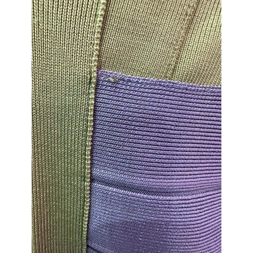 Herve Leger Color block Bandage Dress - Size Medium