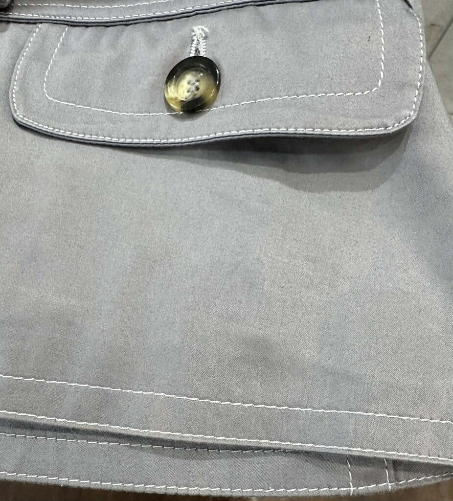 Burberry Fit & Flare Contrast Stitching Blazer - Size 6