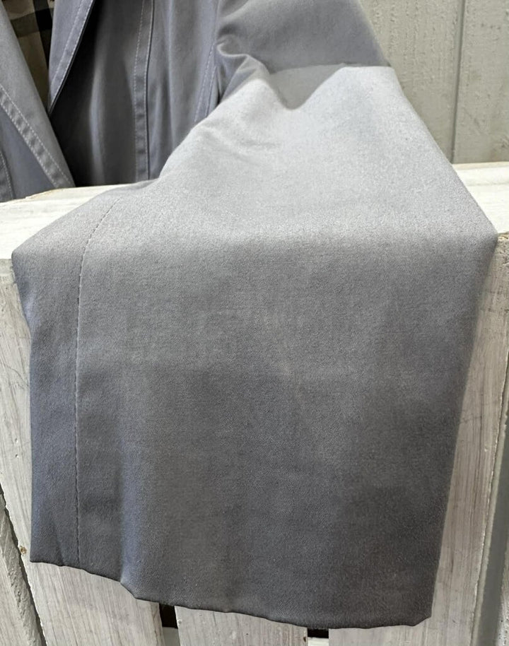 Burberry Fit & Flare Contrast Stitching Blazer - Size 6