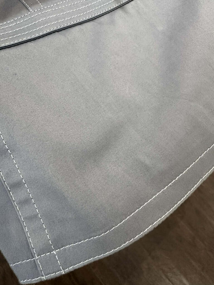 Burberry Fit & Flare Contrast Stitching Blazer - Size 6