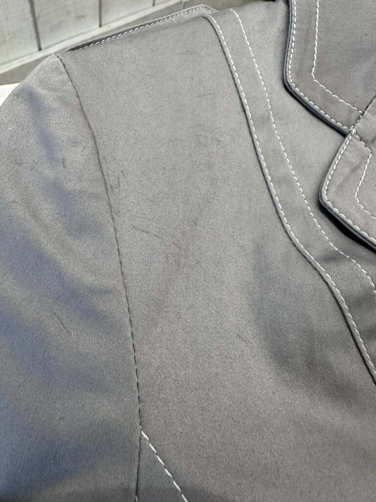 Burberry Fit & Flare Contrast Stitching Blazer - Size 6