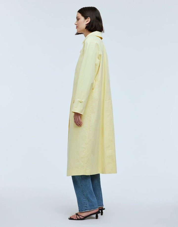 Madewell NWT Belted Trench Coat in Candlelight - Size Medium (Retails for $218)