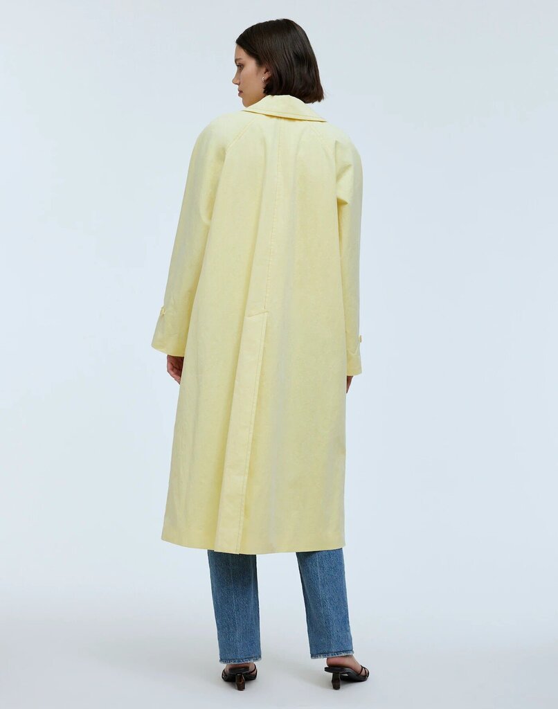 Madewell NWT Belted Trench Coat in Candlelight - Size Medium (Retails for $218)