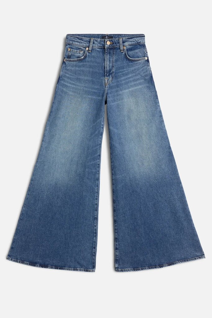7 For all Mankind Willow Palazzo Wide Leg Jeans in Debut - Size 26(Retails $170)