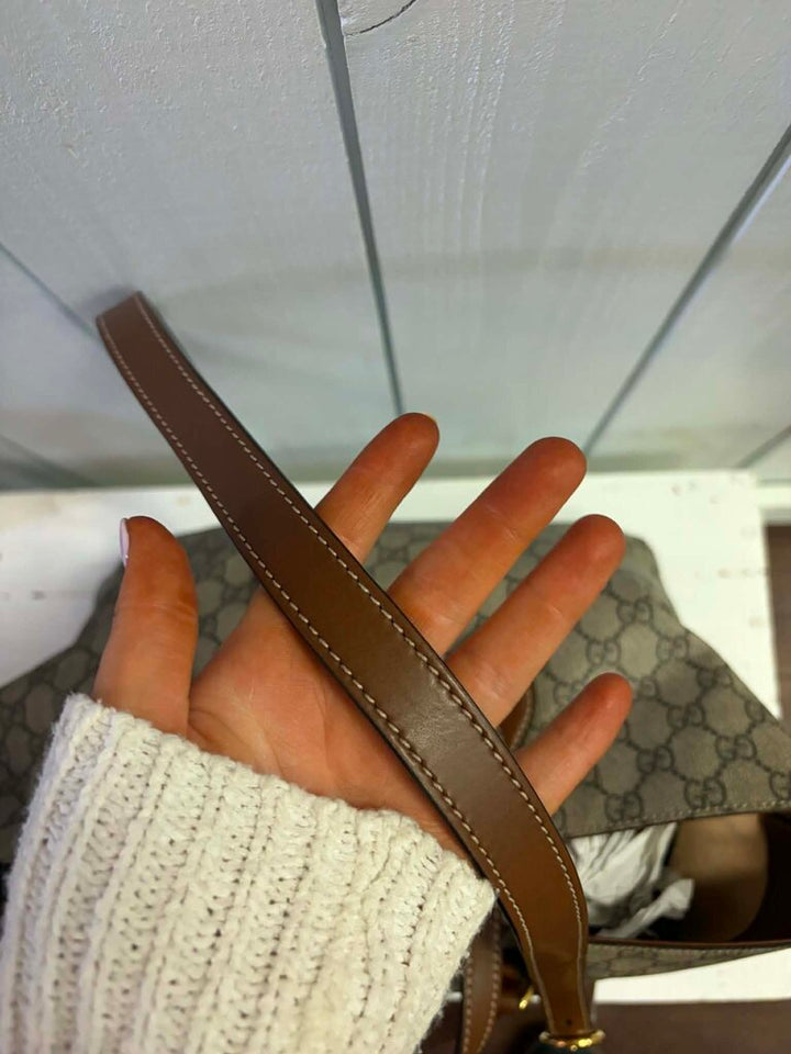 Gucci GG Supreme Monogram Soft Medium Crossbody Tote