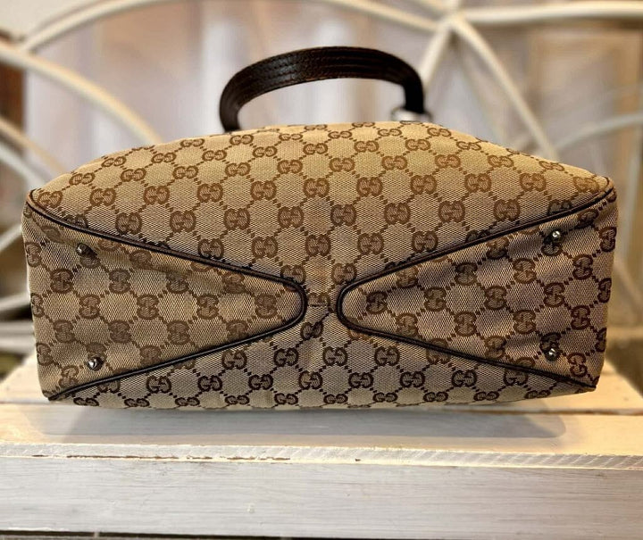 Gucci Abbey Canvas Tote