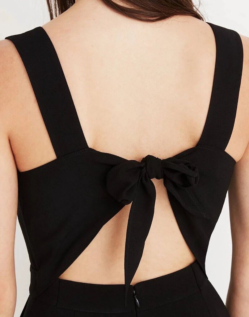 Madewell Apron Bow-Back Jumpsuit - Size 4
