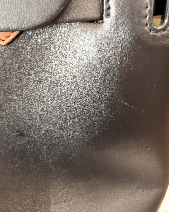 Burberry Smooth Calfskin Triple Stud Small Belt Tote