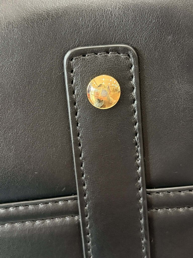 Burberry Smooth Calfskin Triple Stud Small Belt Tote