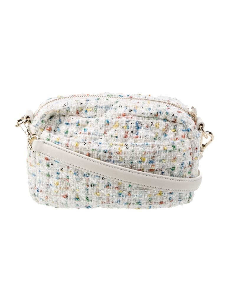MZ Wallace Tweed White Crossbody