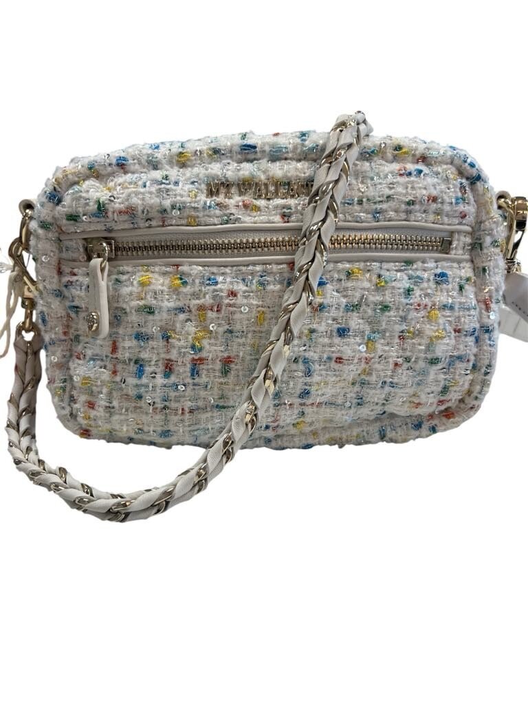 MZ Wallace Tweed White Crossbody