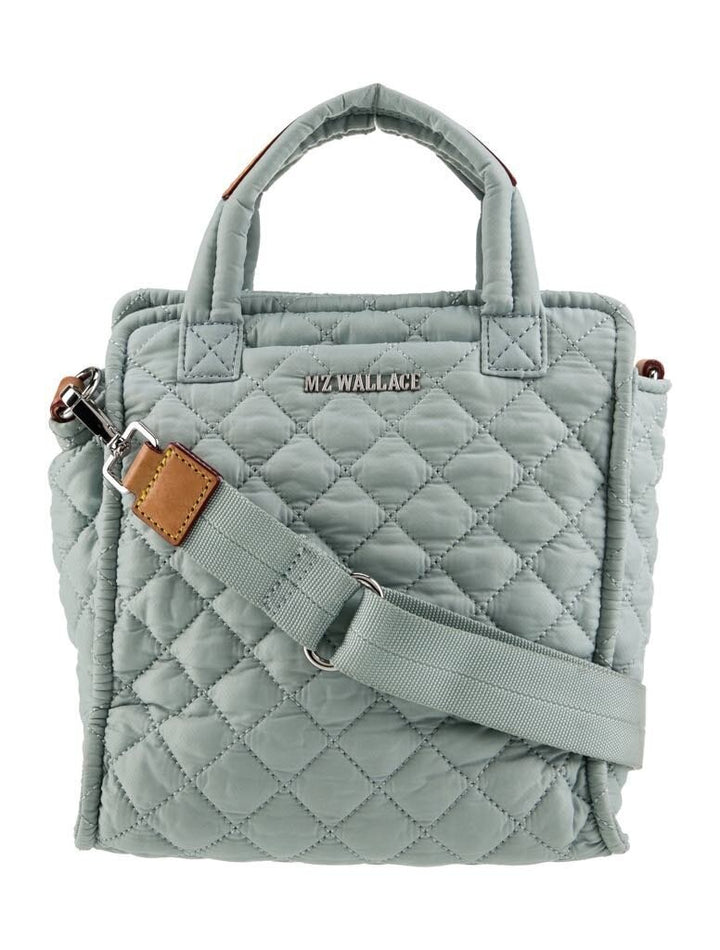 MZ Wallace Lt. Blue Mini Metro Tote Crossbody Purse