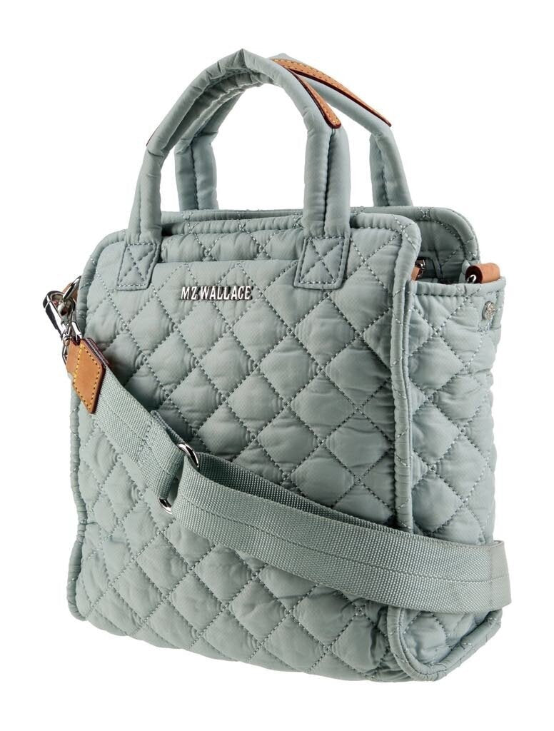 MZ Wallace Lt. Blue Mini Metro Tote Crossbody Purse