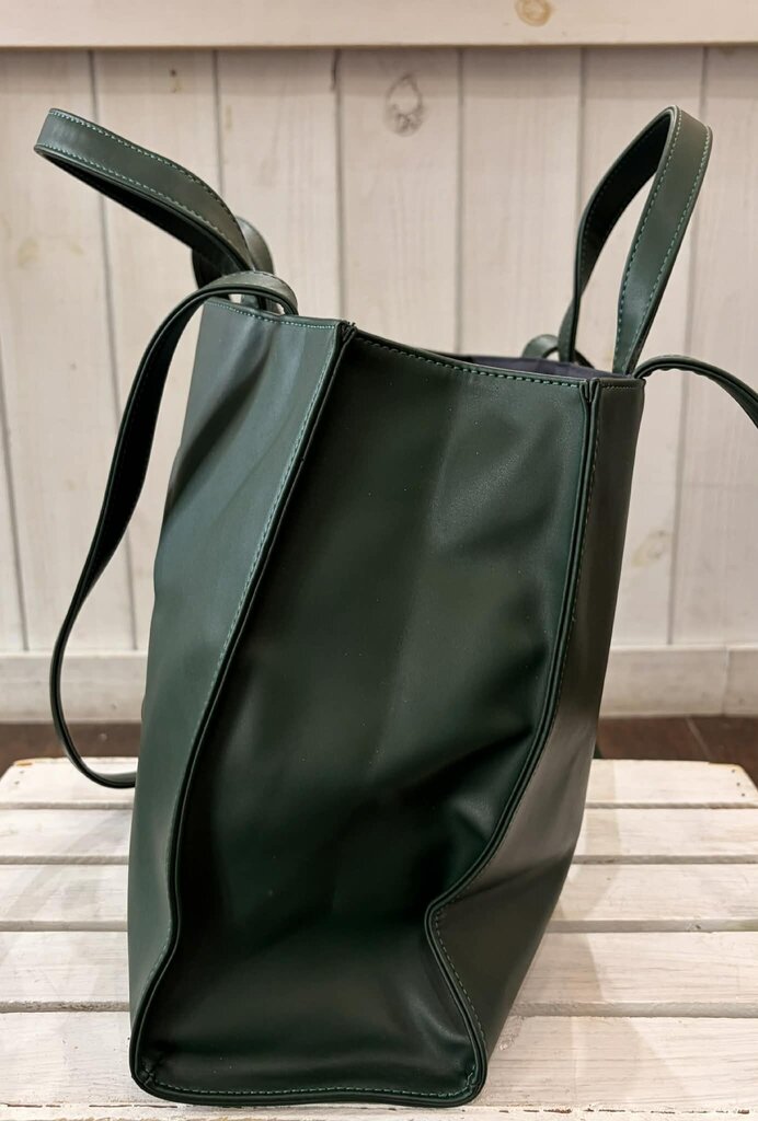 Telfar Green Medium Shopping Tote Bag