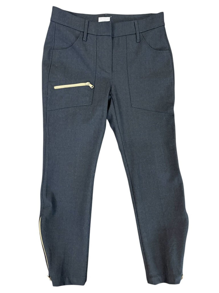 Brunello Cucinelli Zipper Trousers - Size 6