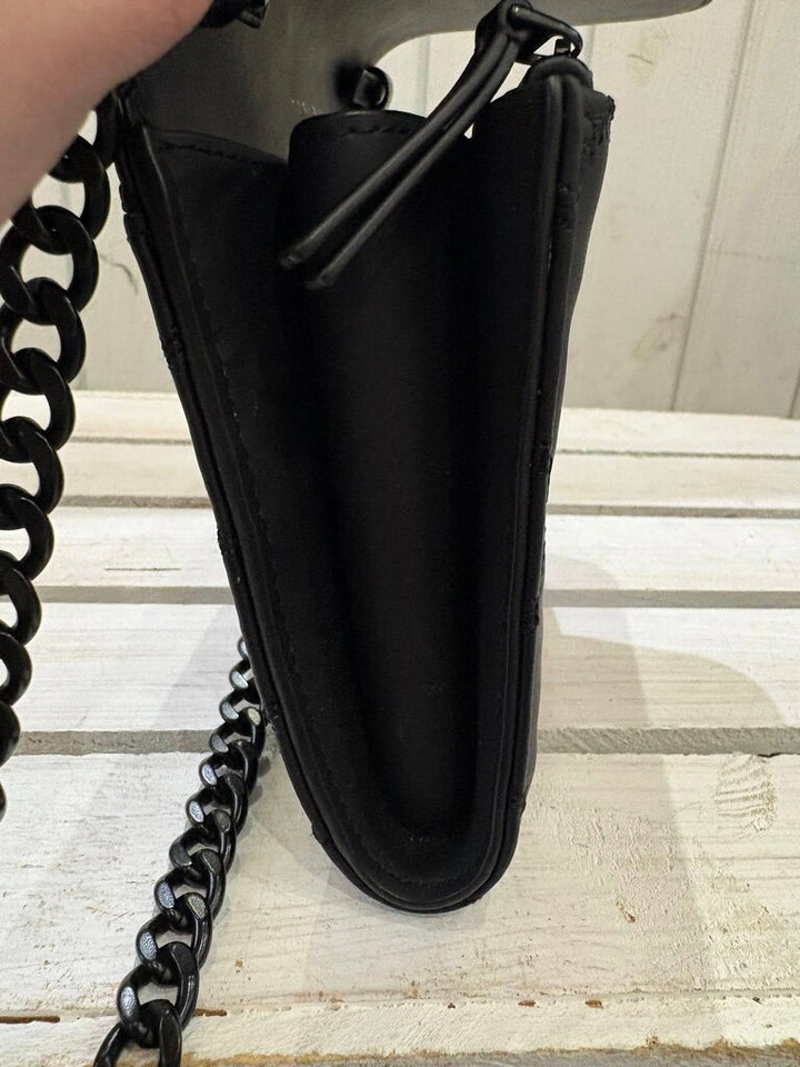 Tory Burch Willa Matte Quilted Leather Chain Strap Crossbody