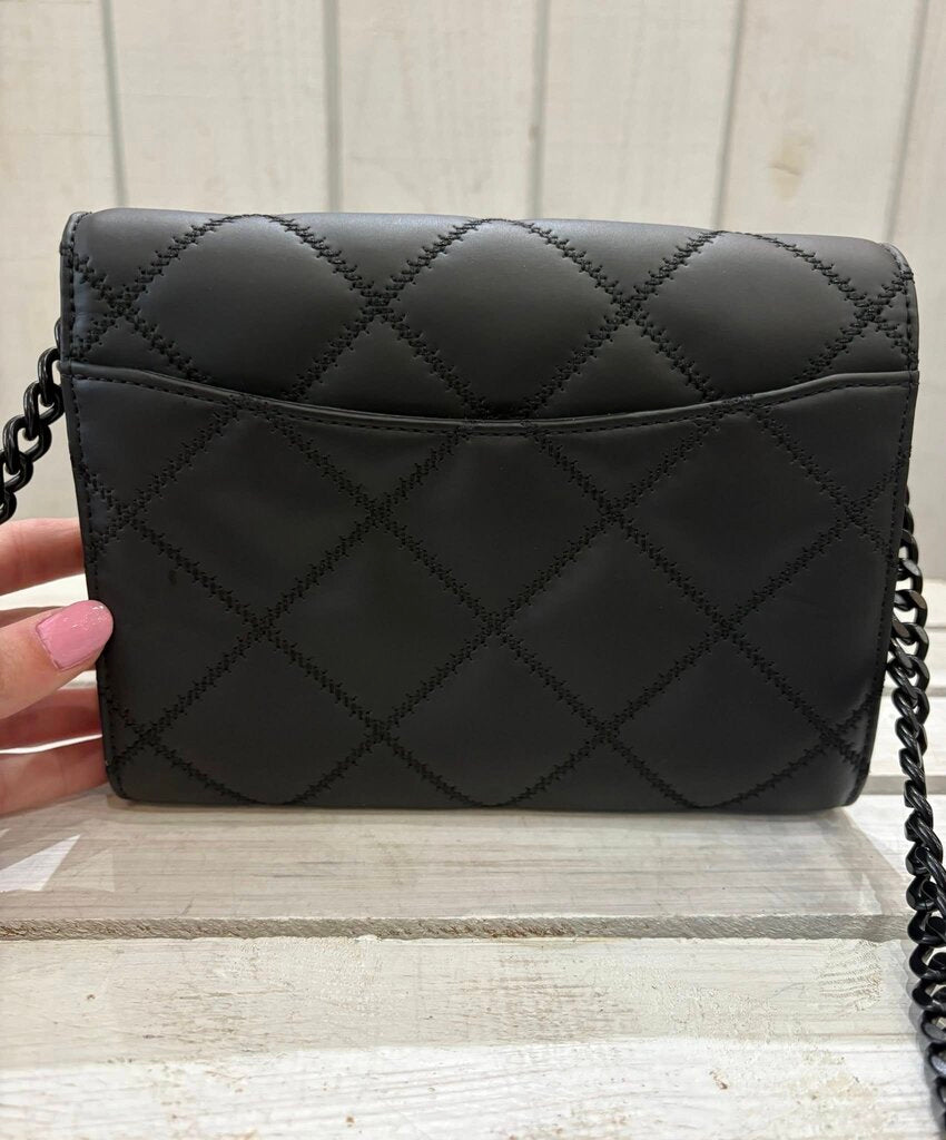 Tory Burch Willa Matte Quilted Leather Chain Strap Crossbody