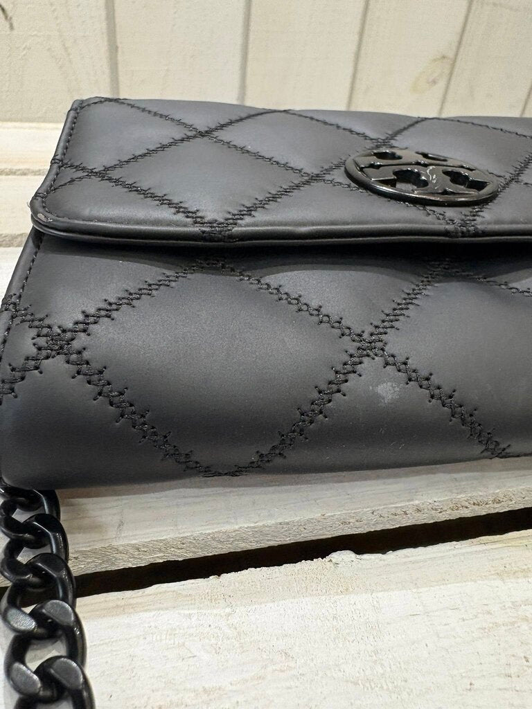 Tory Burch Willa Matte Quilted Leather Chain Strap Crossbody