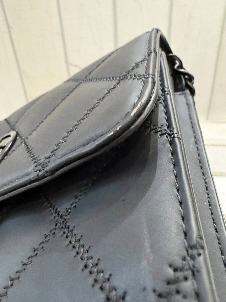 Tory Burch Willa Matte Quilted Leather Chain Strap Crossbody