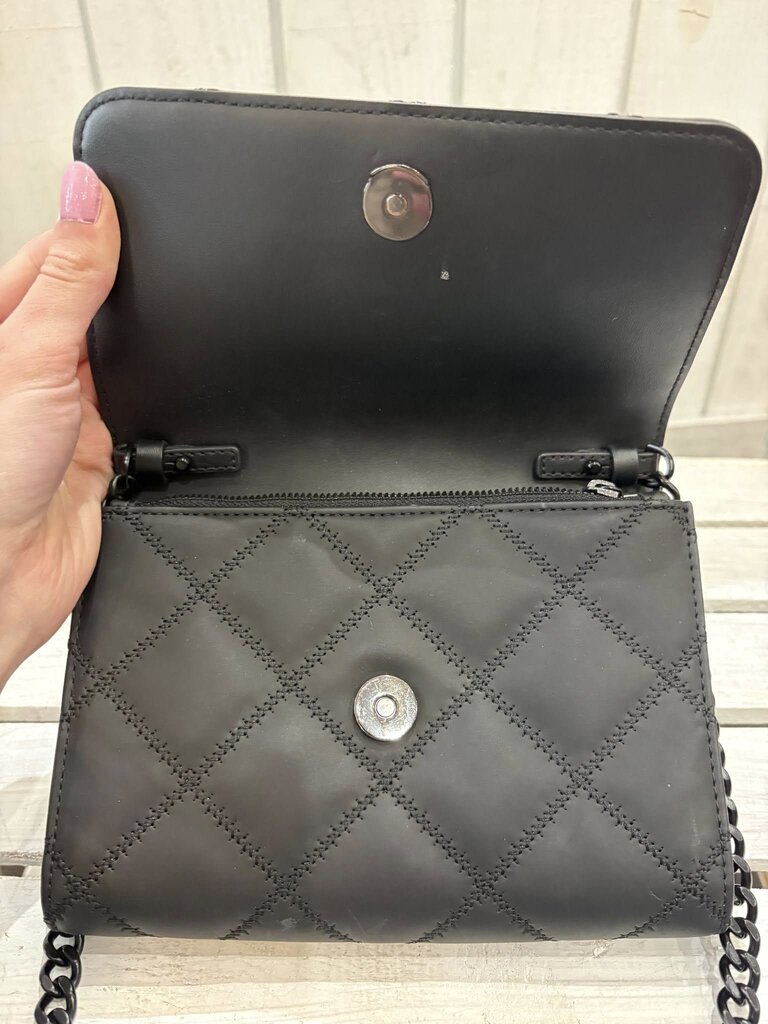 Tory Burch Willa Matte Quilted Leather Chain Strap Crossbody