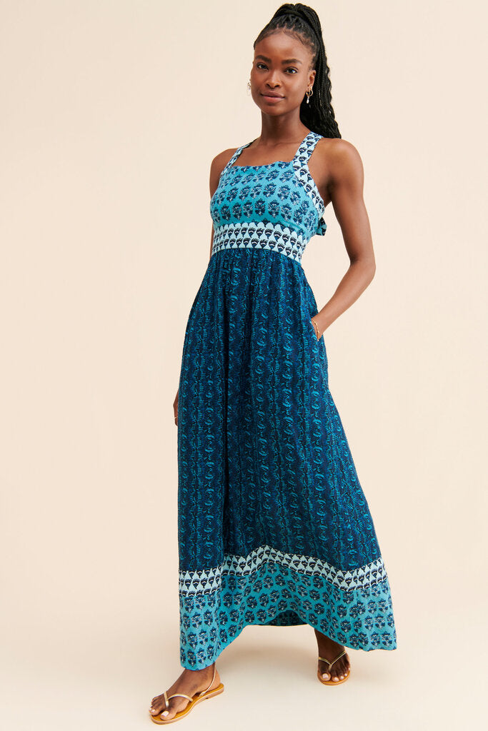Faherty Gracie Maxi Dress - Size Small